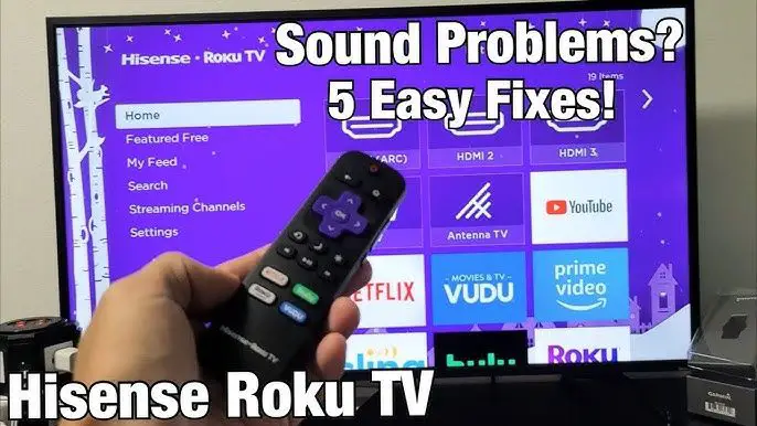 How do I reset the sound on my Hisense Smart TV?