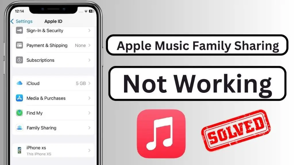 Why is my Apple Music not sharing with my family?