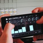 How can I use my phone as a MIDI input?