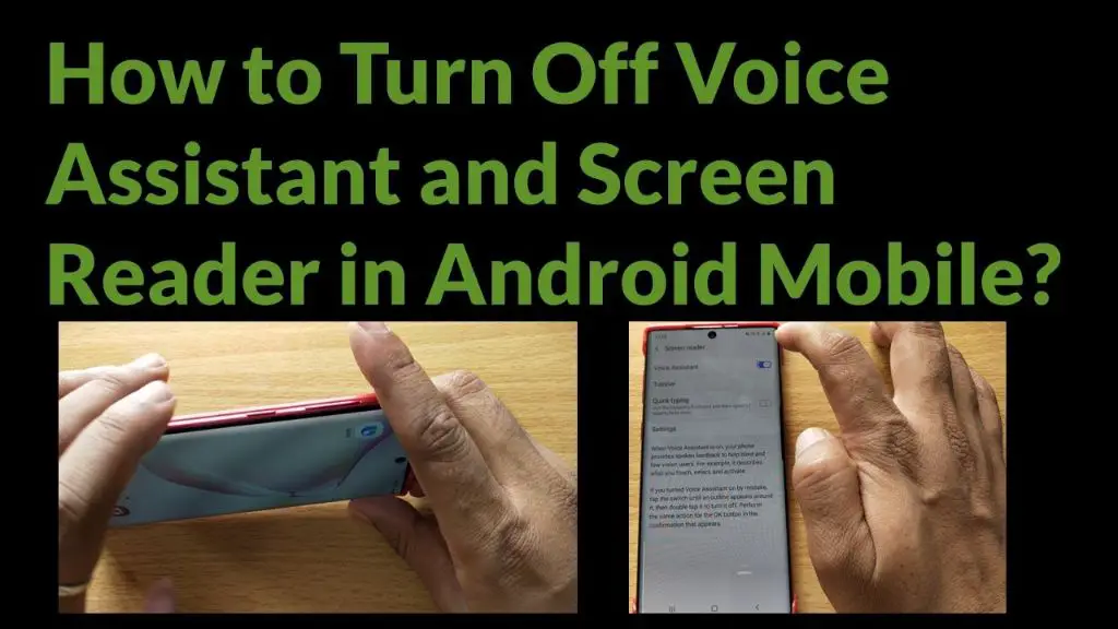 What is the shortcut to turn off voice Assistant on Android?