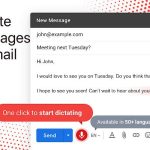 How do I turn on voice typing in Gmail?