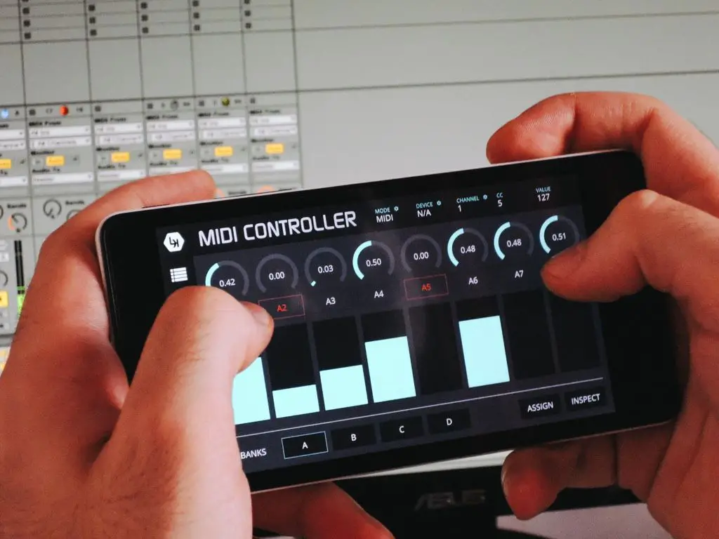 How can I use my Android phone as a MIDI controller?