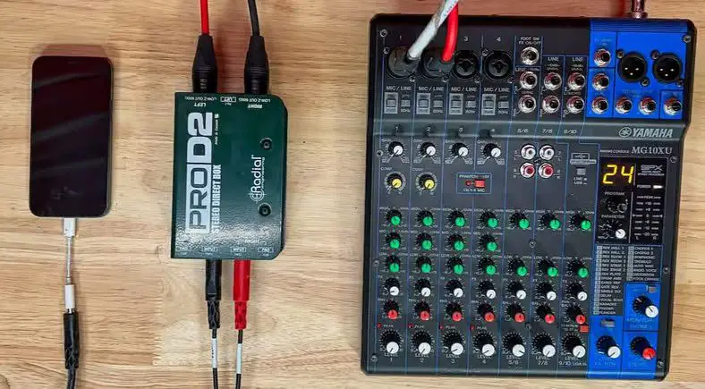 How do I connect my Android phone to my mixer?