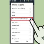 What file format for custom ringtone Android?