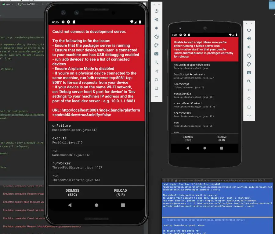 How to run react native app in Android Studio emulator?