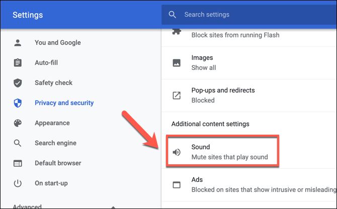 How do I enable sound on Chrome?