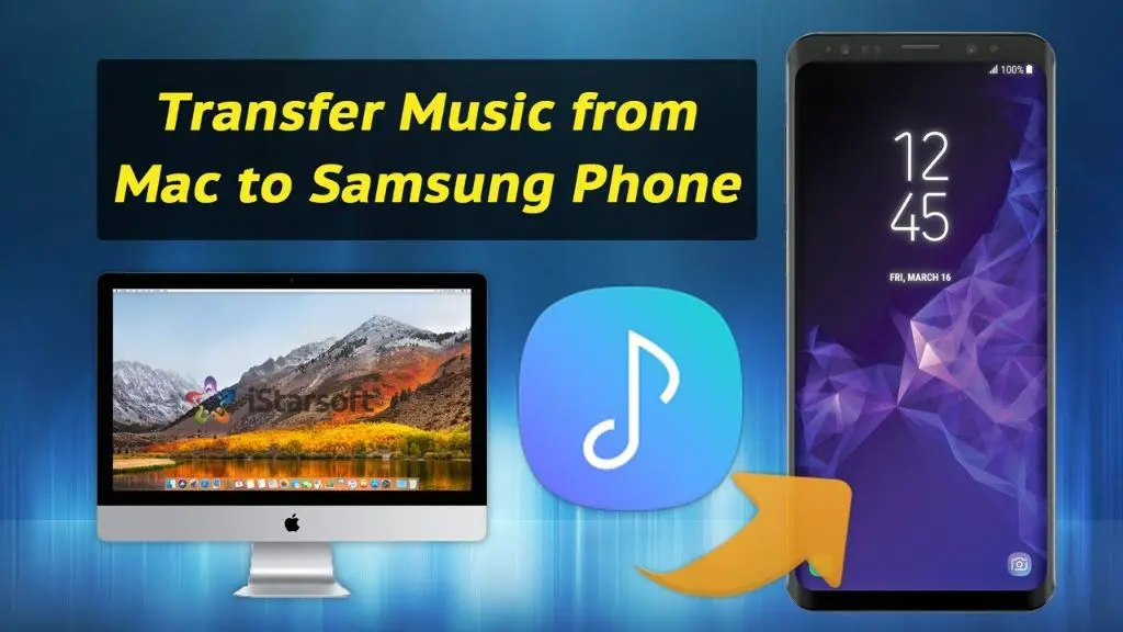 How do I transfer music from my Mac to my Samsung?