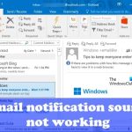 Why is there no sound notification on my Outlook app?