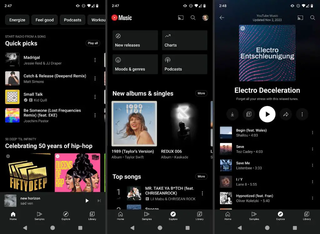 Does Android have a music streaming service?