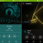 What music app does Sony Xperia use?