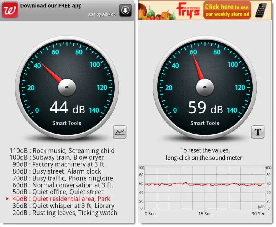 Can you measure noise with Android phone?