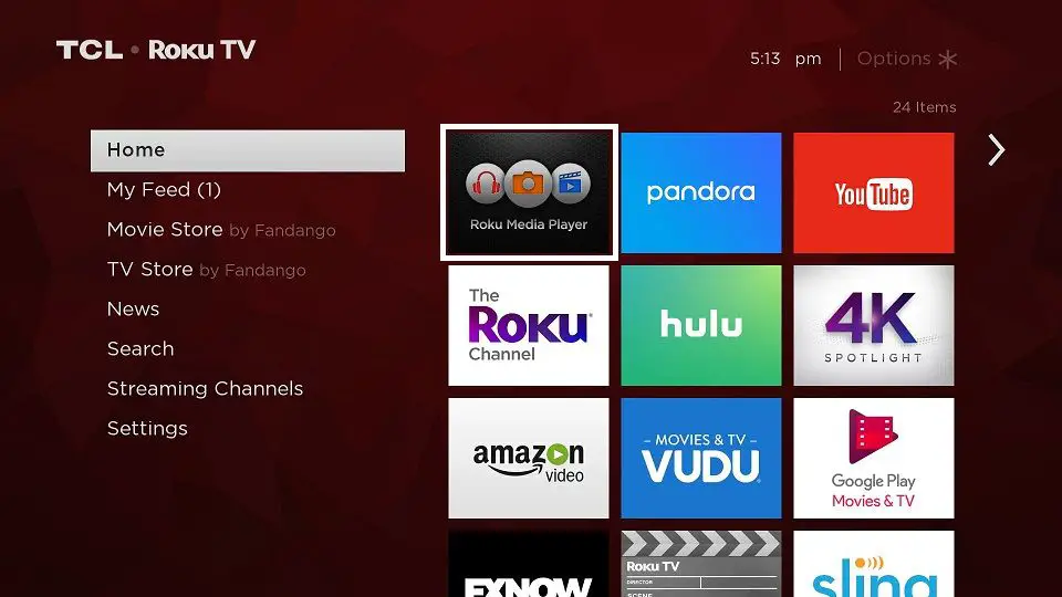 Can Roku play my media files?