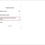 How do I record both microphone and system audio on Android?