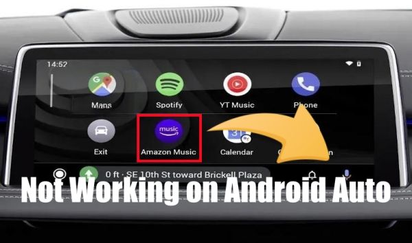 Why is Amazon Music not showing my playlist in Android Auto?