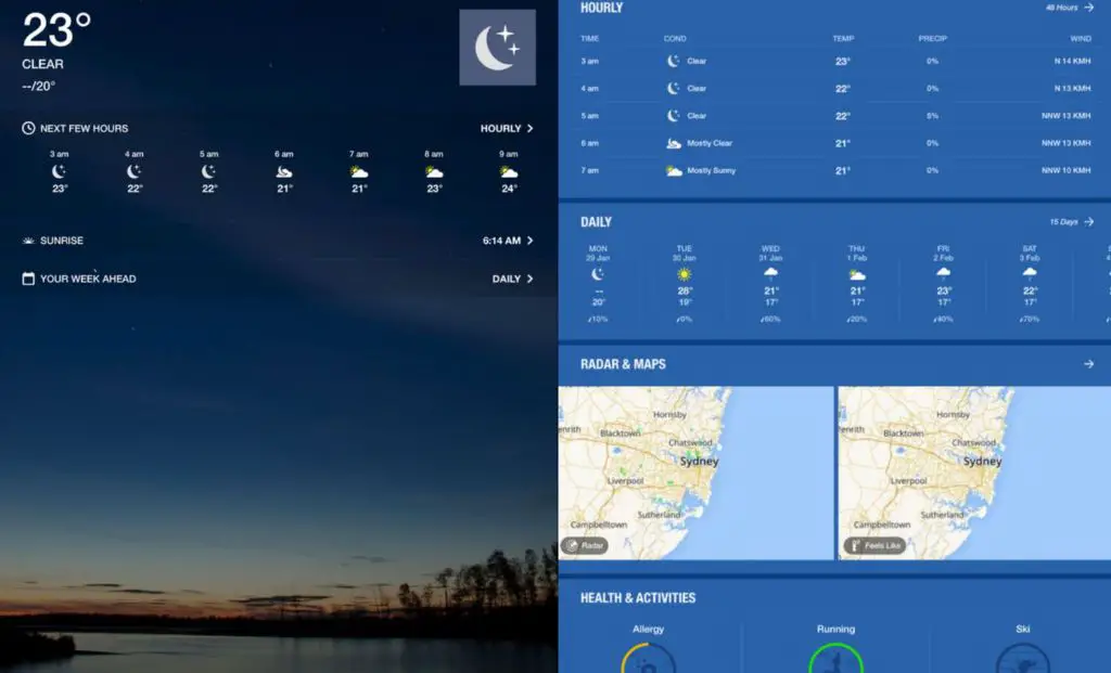 Is there an animated weather app that is free?