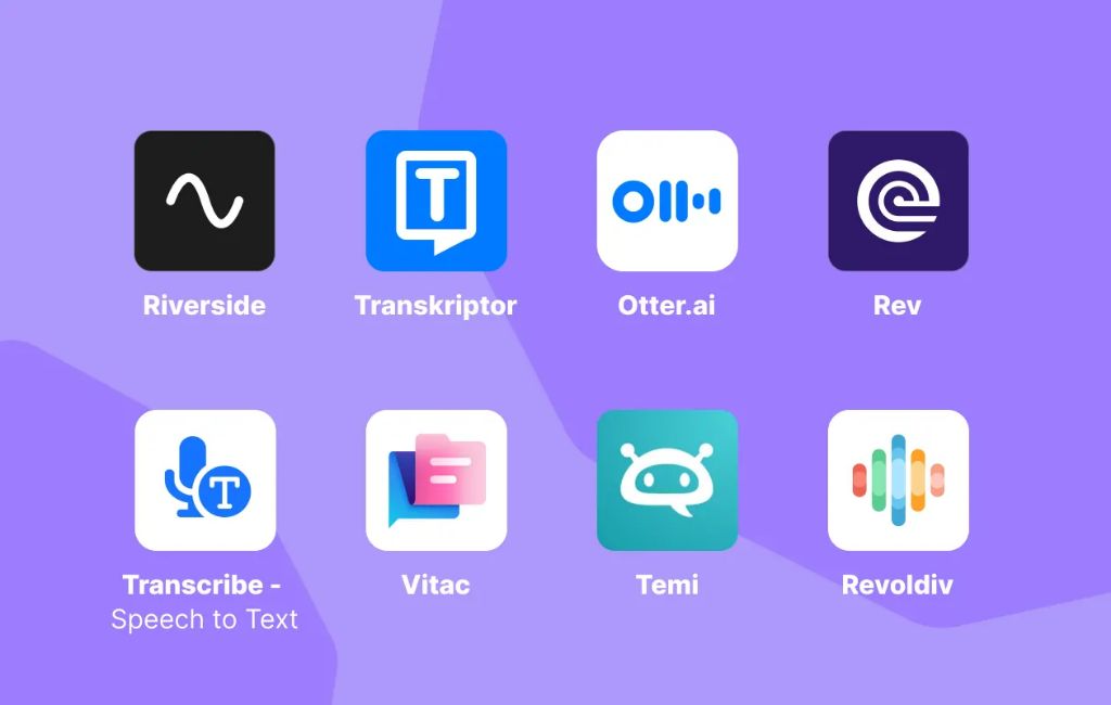 Is there an app that turns audio into text?