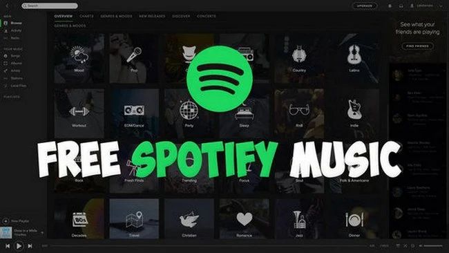 Can you download music using Spotify free?