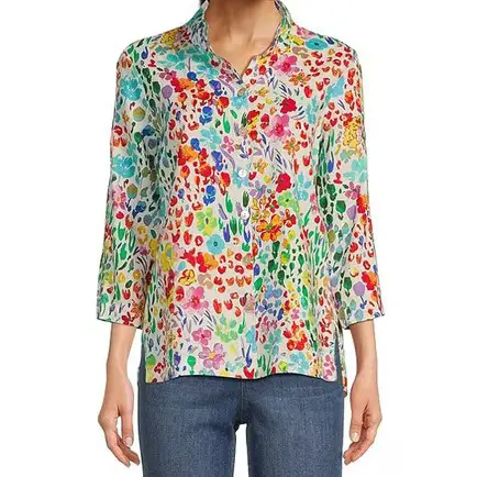 Floral tops at Dillard’s