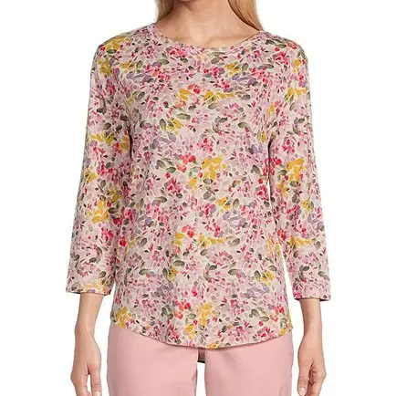 Floral tops at Dillard’s