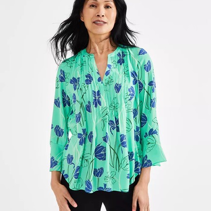 Floral tops at Macy’s