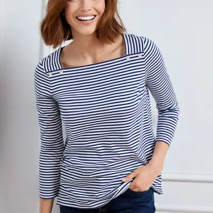 Striped tops at Talbots