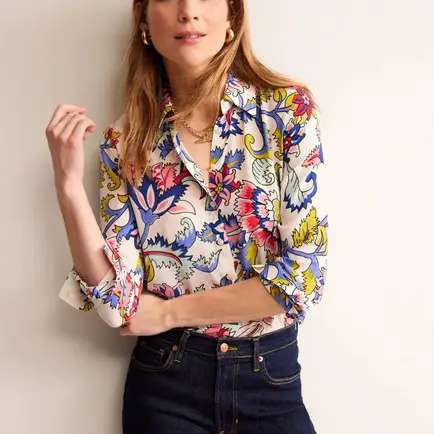 Two floral tops at Boden