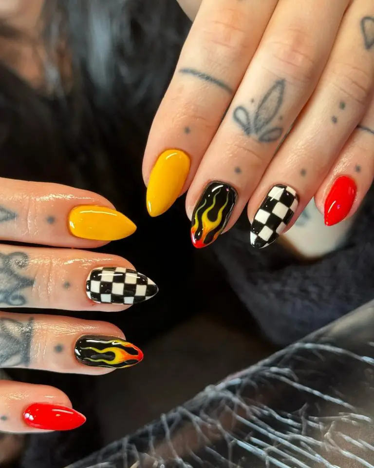 33 Checkerboard Nails For 2024: Trendy, Bold, And Beautiful Designs You Need To See!