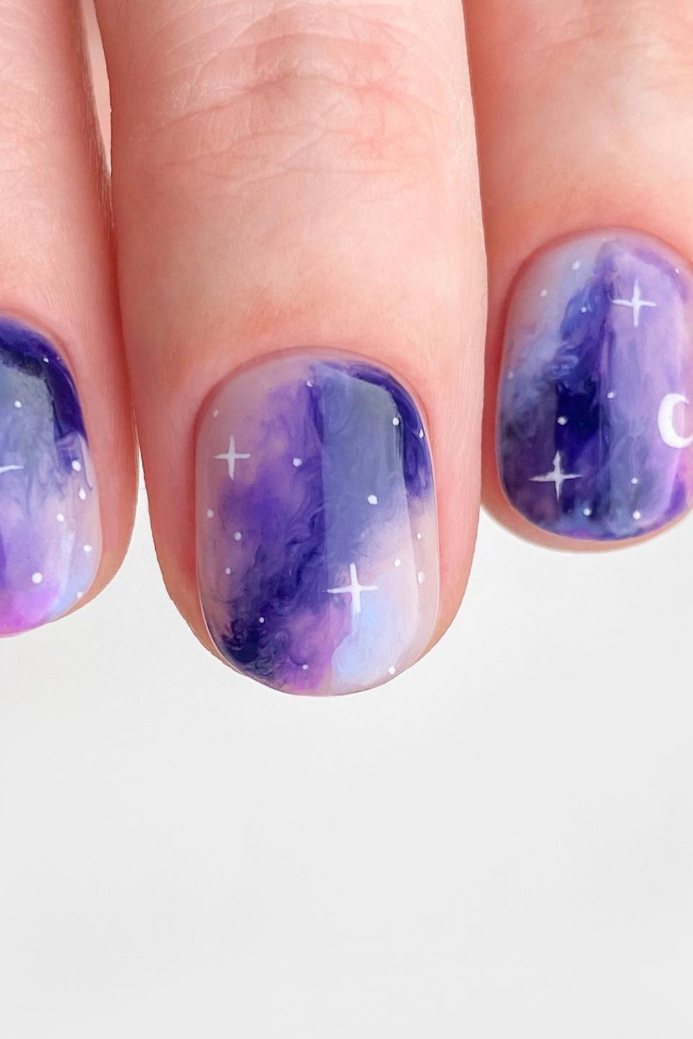 Short Galaxy Nails