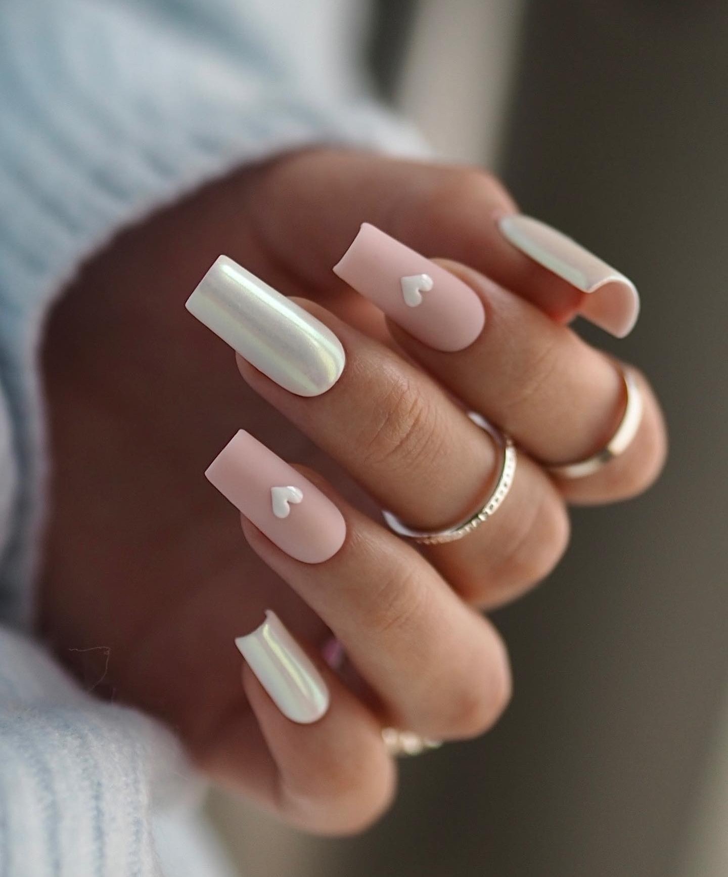 Minimalistic Pink with White Accents