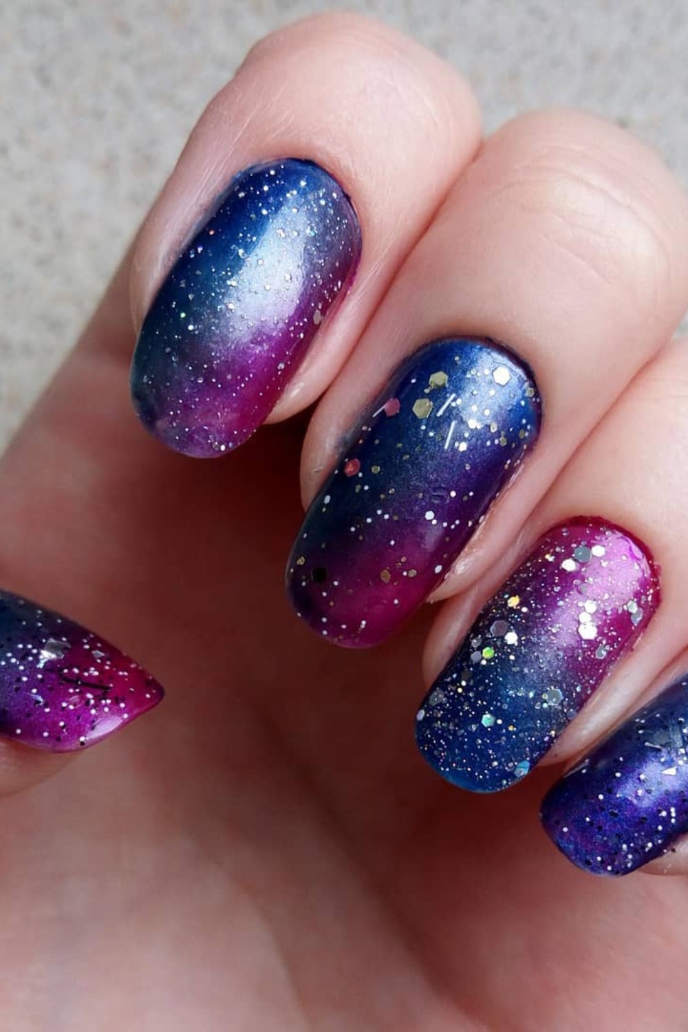 Glitter Galaxy Gradient