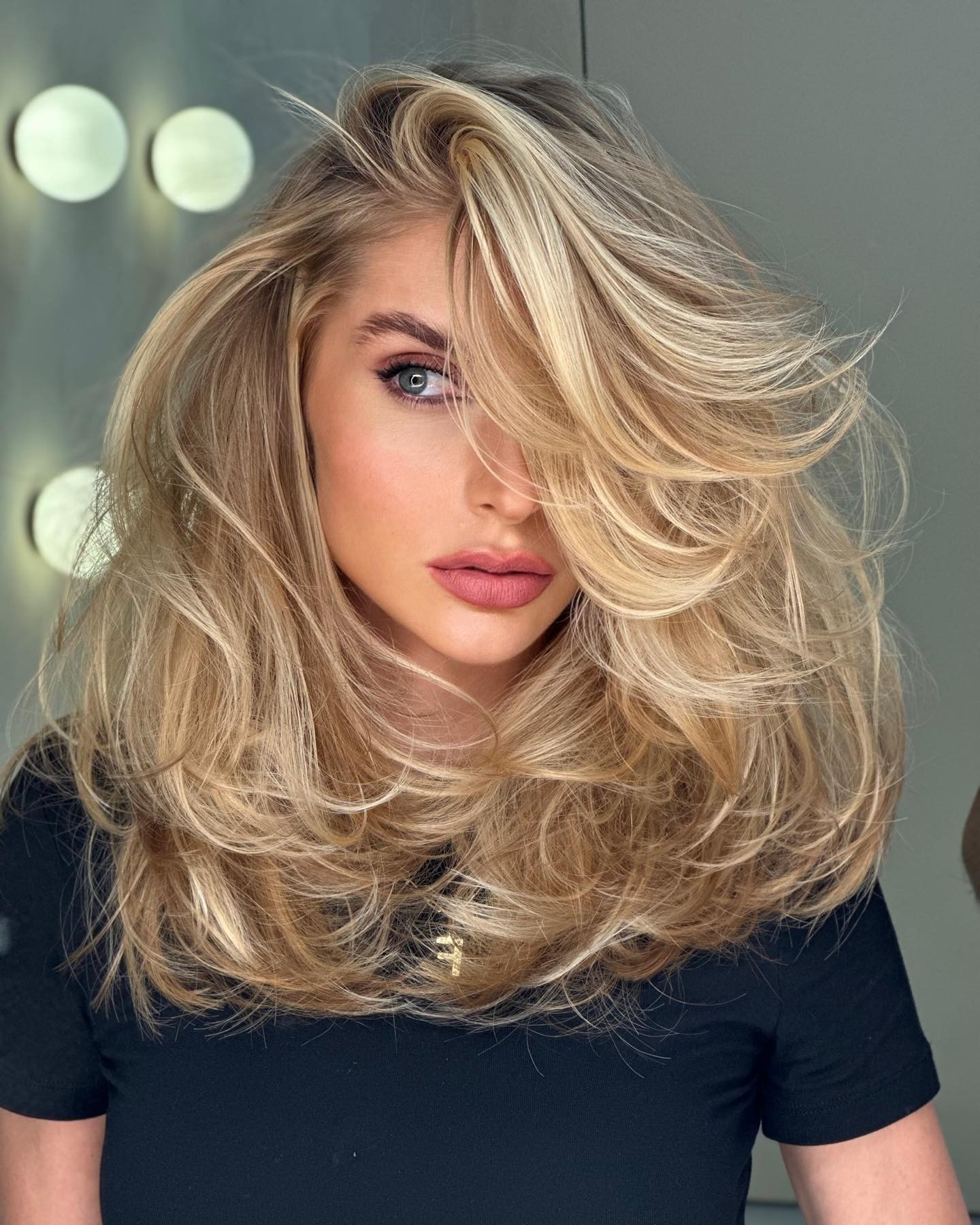 Voluminous Blonde Ambition