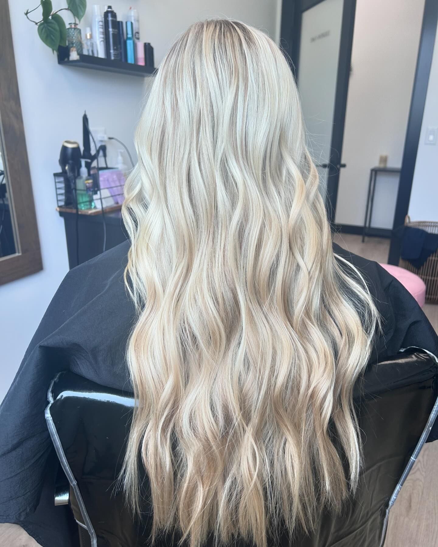 Beach Waves with Balayage Ombre