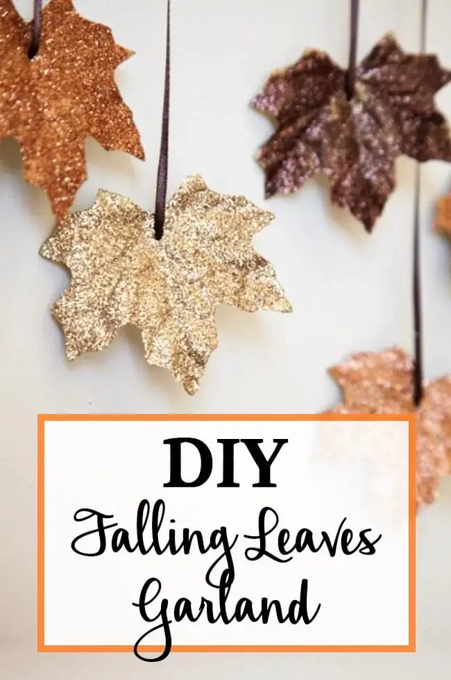 Glistening Falling Leaves Make a Delightful Garland