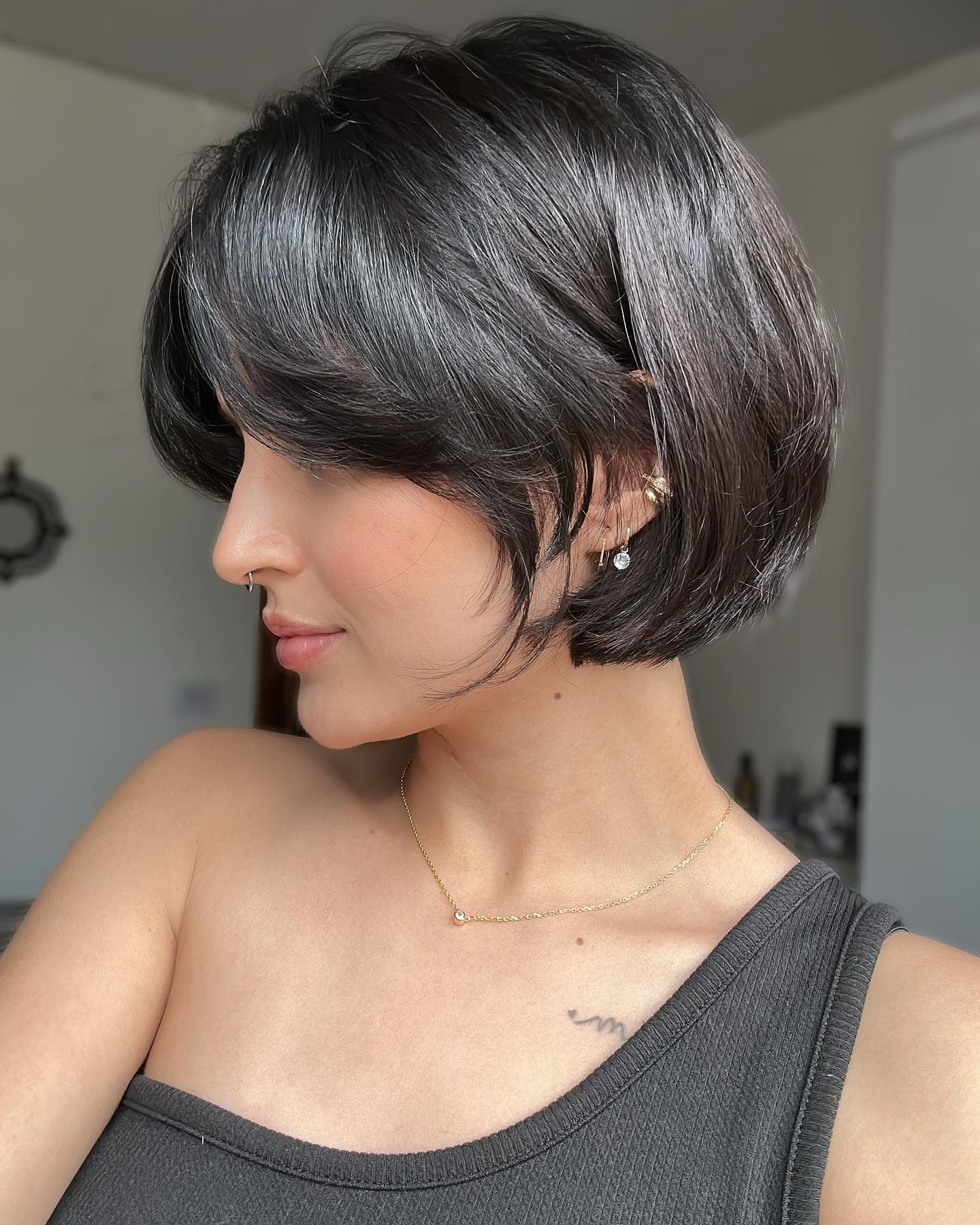 Sleek and Sassy Bob Cut