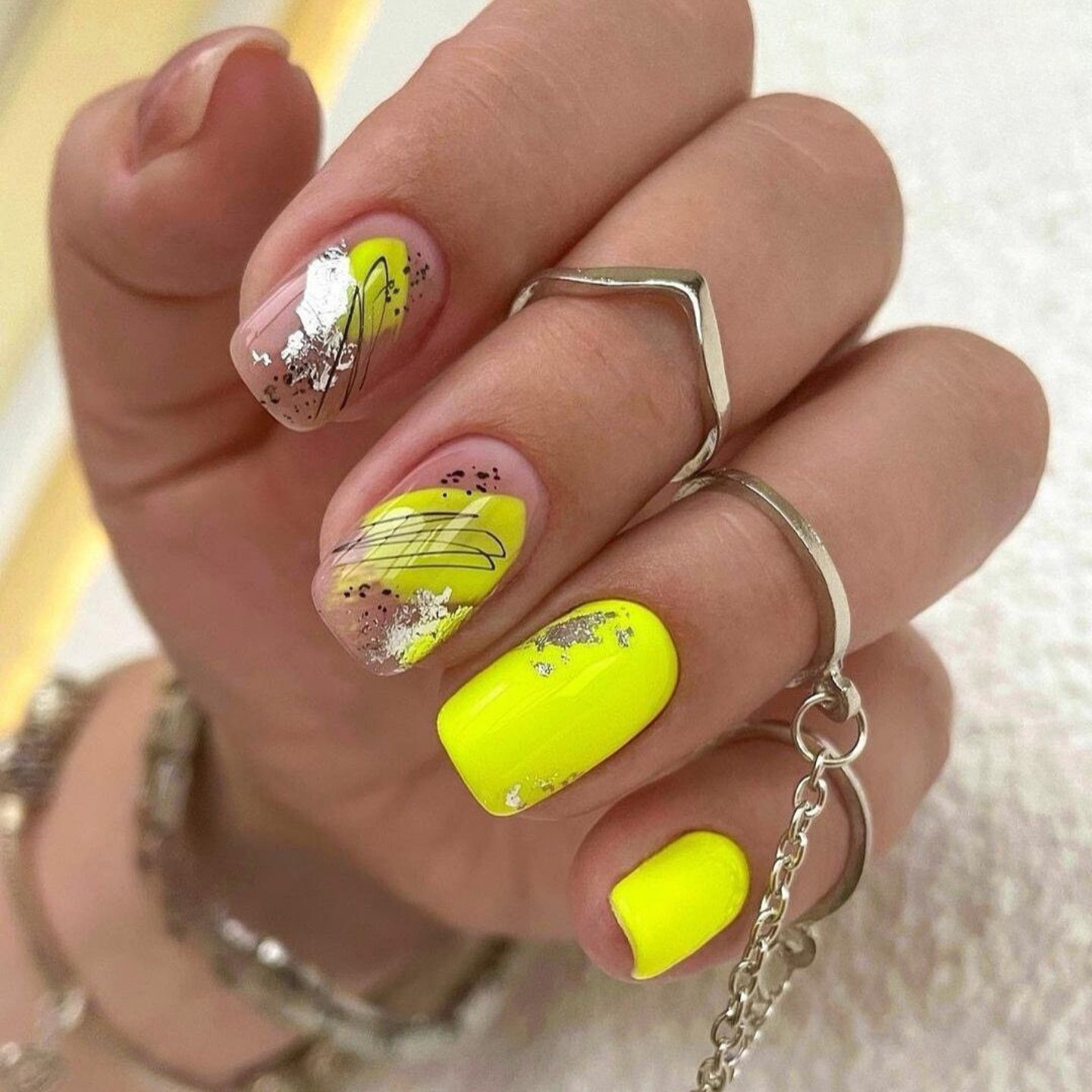 Lemon Zest with a Metallic Twist