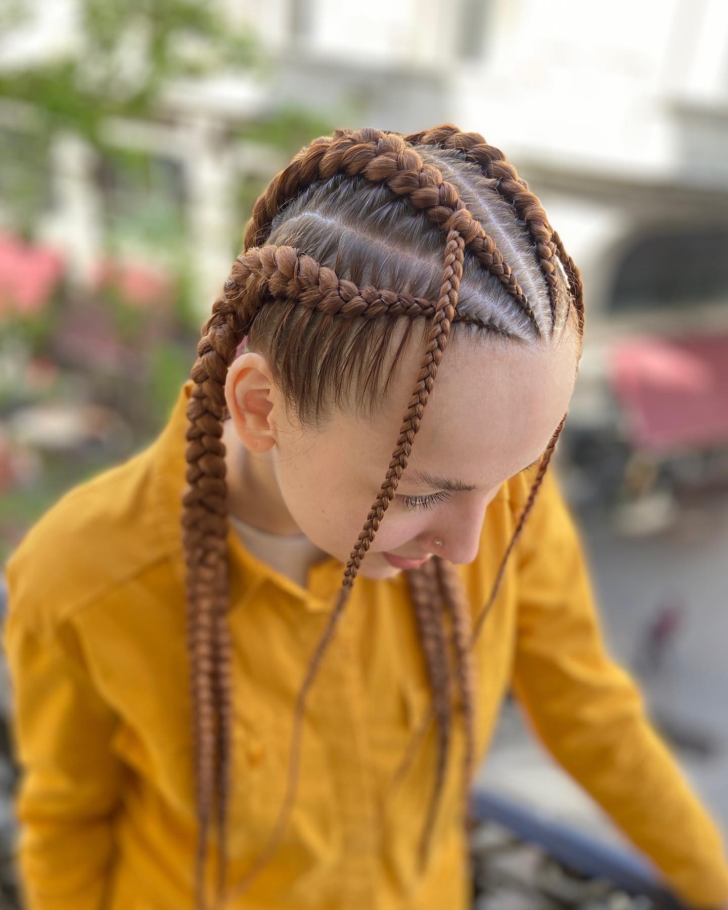 Sleek Braids for a Polished Look