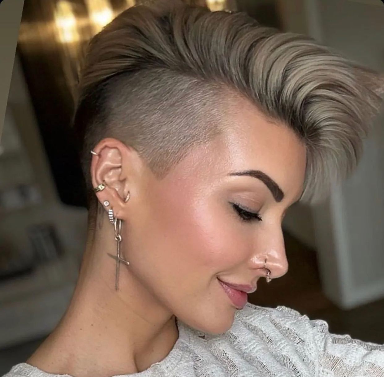 The Sleek Undercut Meets a Tousled Top