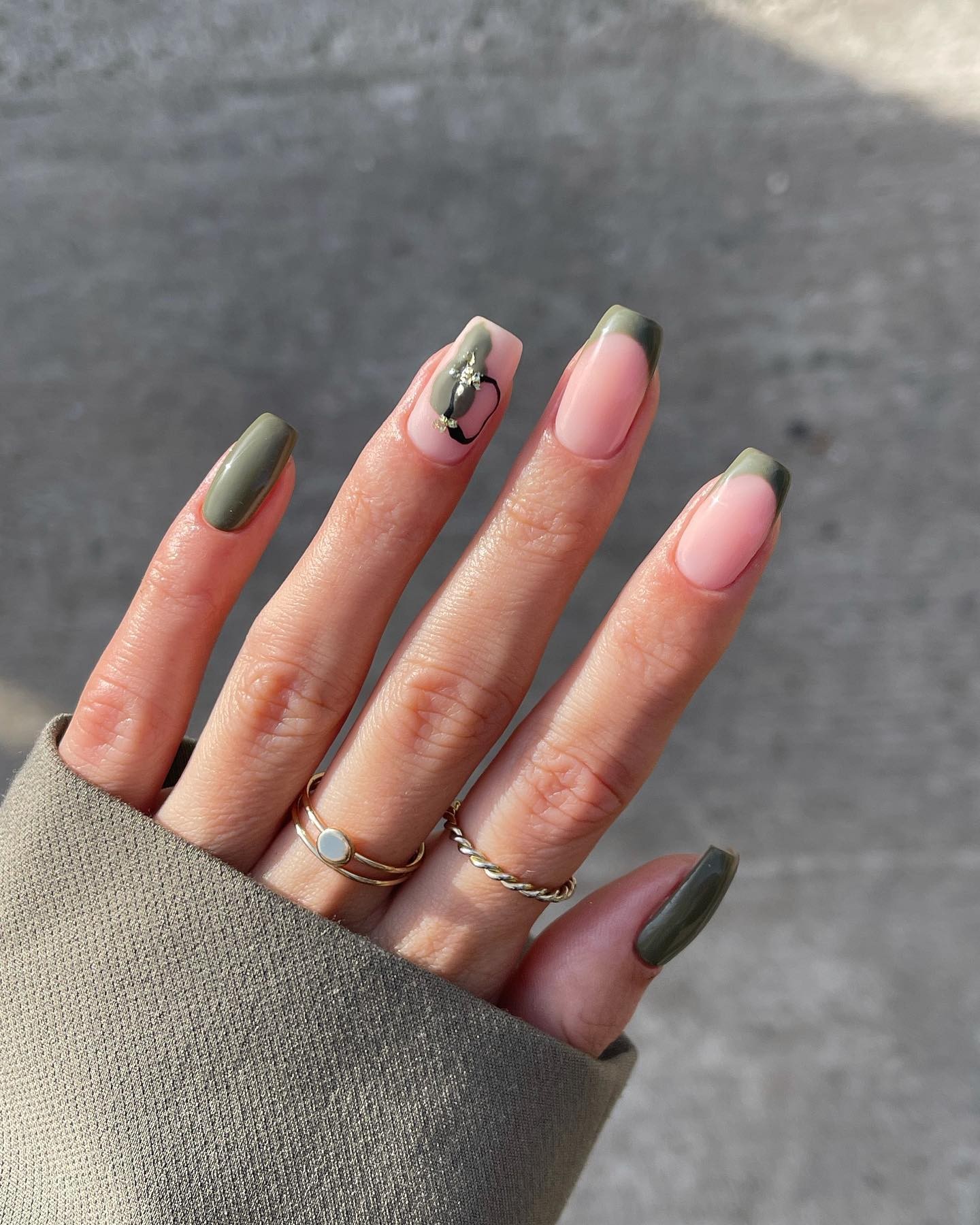 The Sleek Charm of French Tips with a Twist