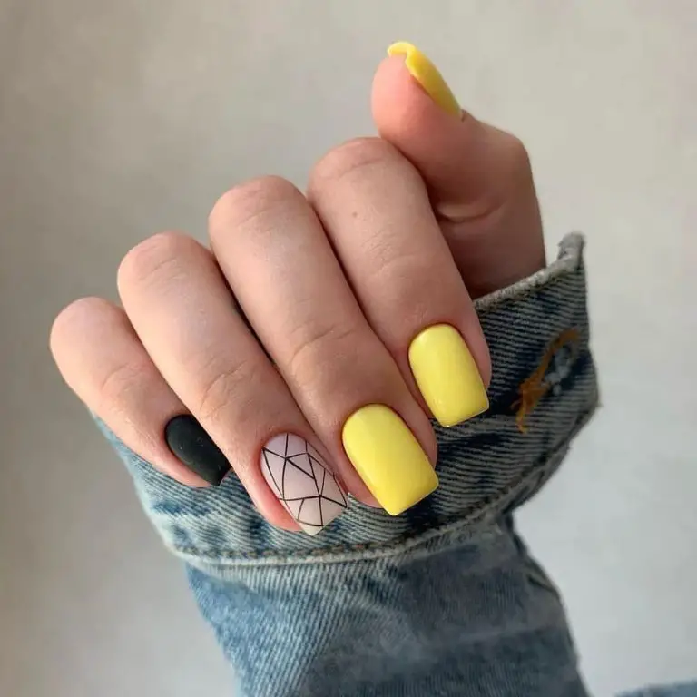 26 Trending Yellow Summer Nails 2024  Brighten Your Look!