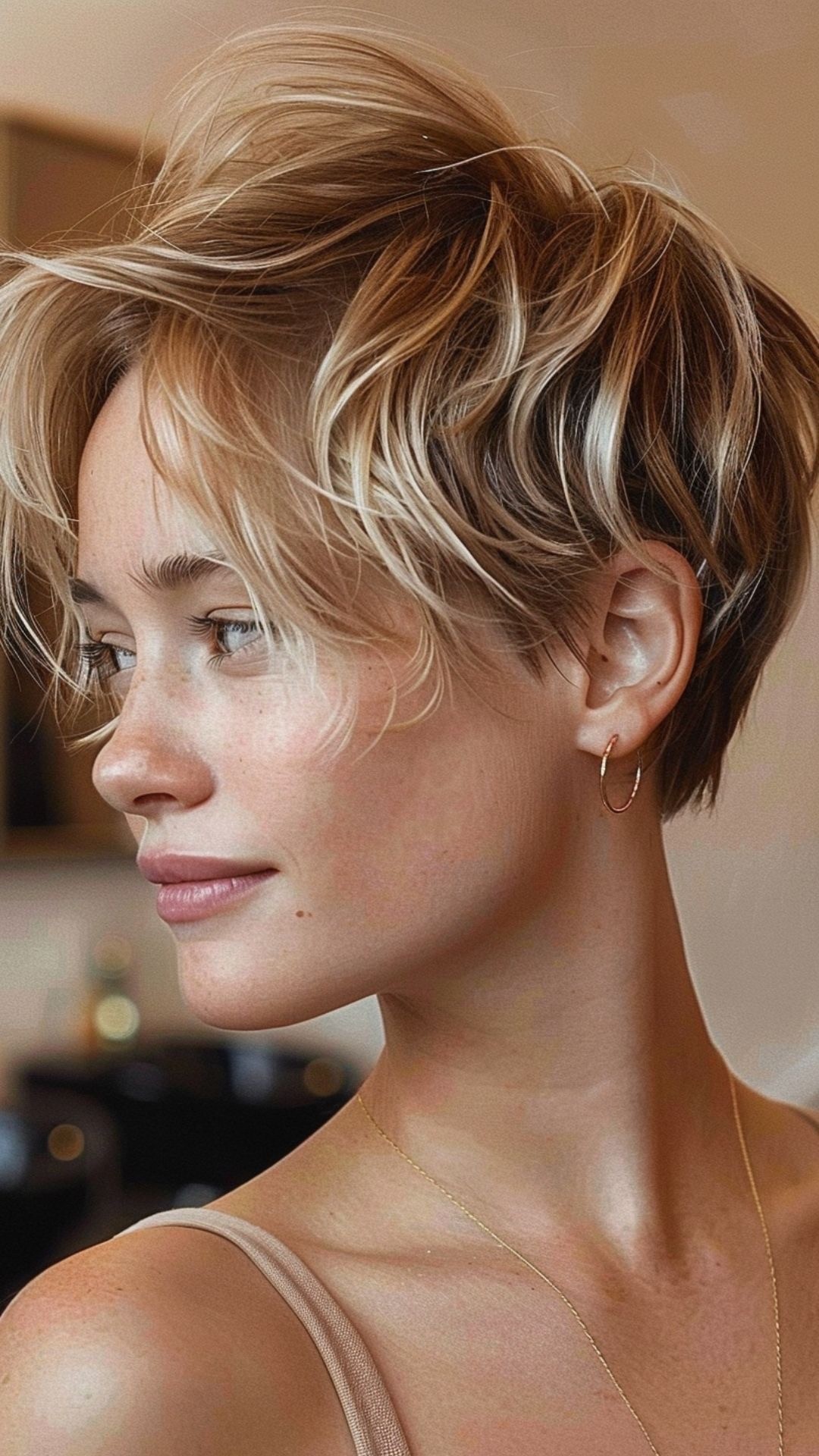 The Breezy Elegance: Soft Highlights and Feathered Layers