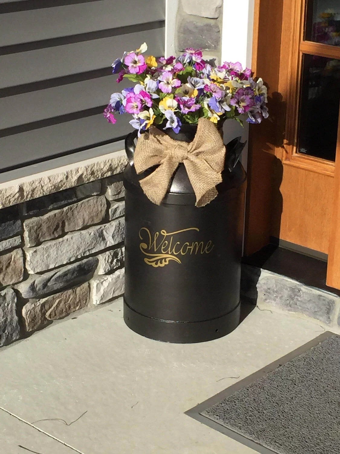 Decal for a Vintage Milk Can Planter