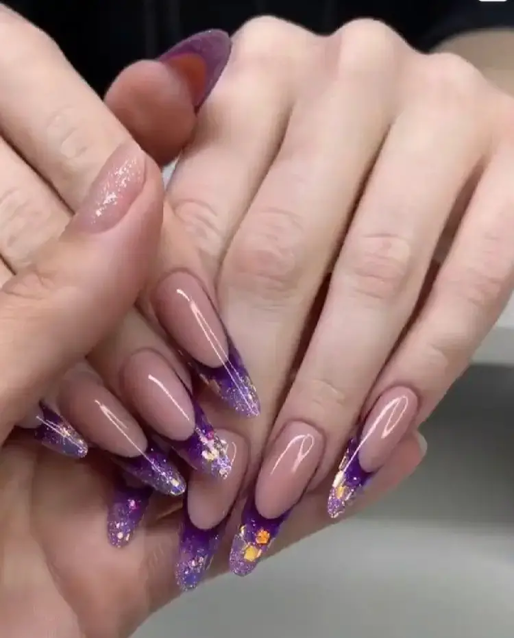 Whimsical Charm with Purple Sparkles