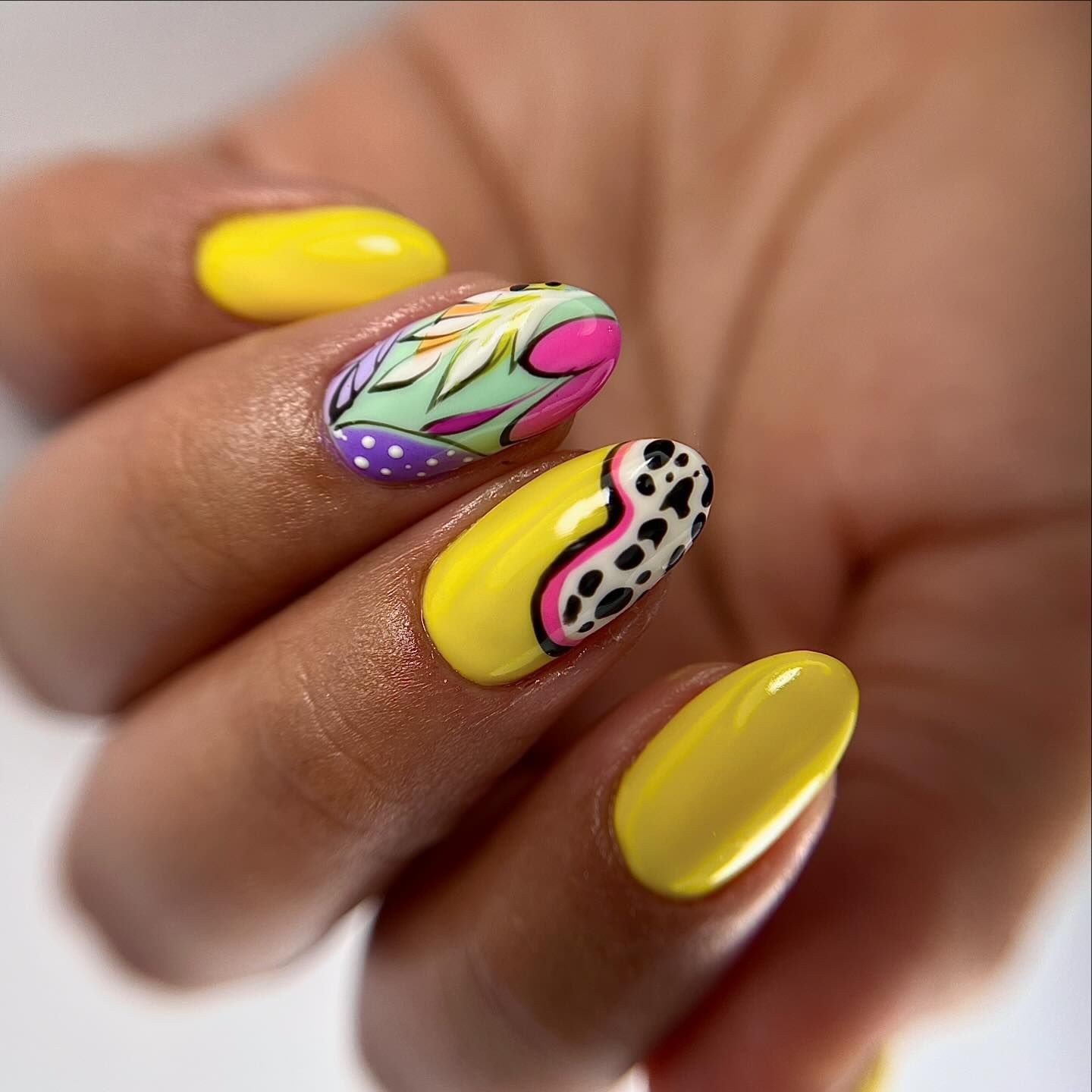 Tropical Vibes with a Splash of Dots