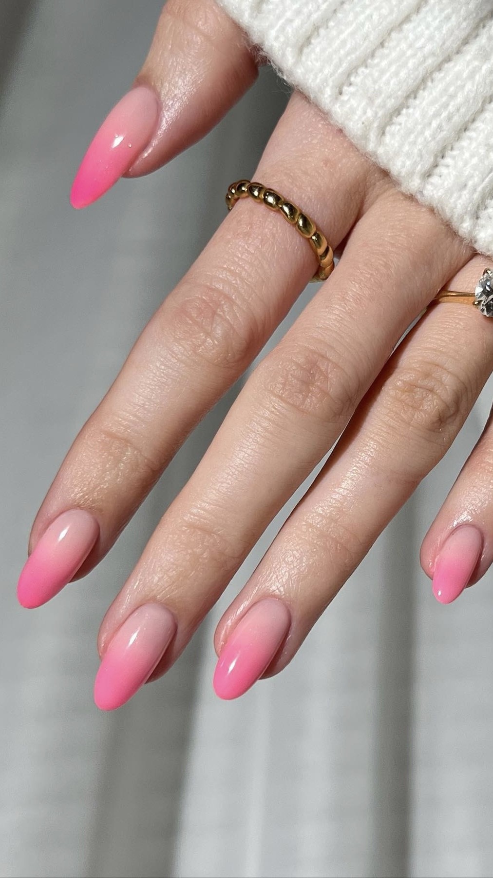 The Subtlety of Soft Pink Ombre