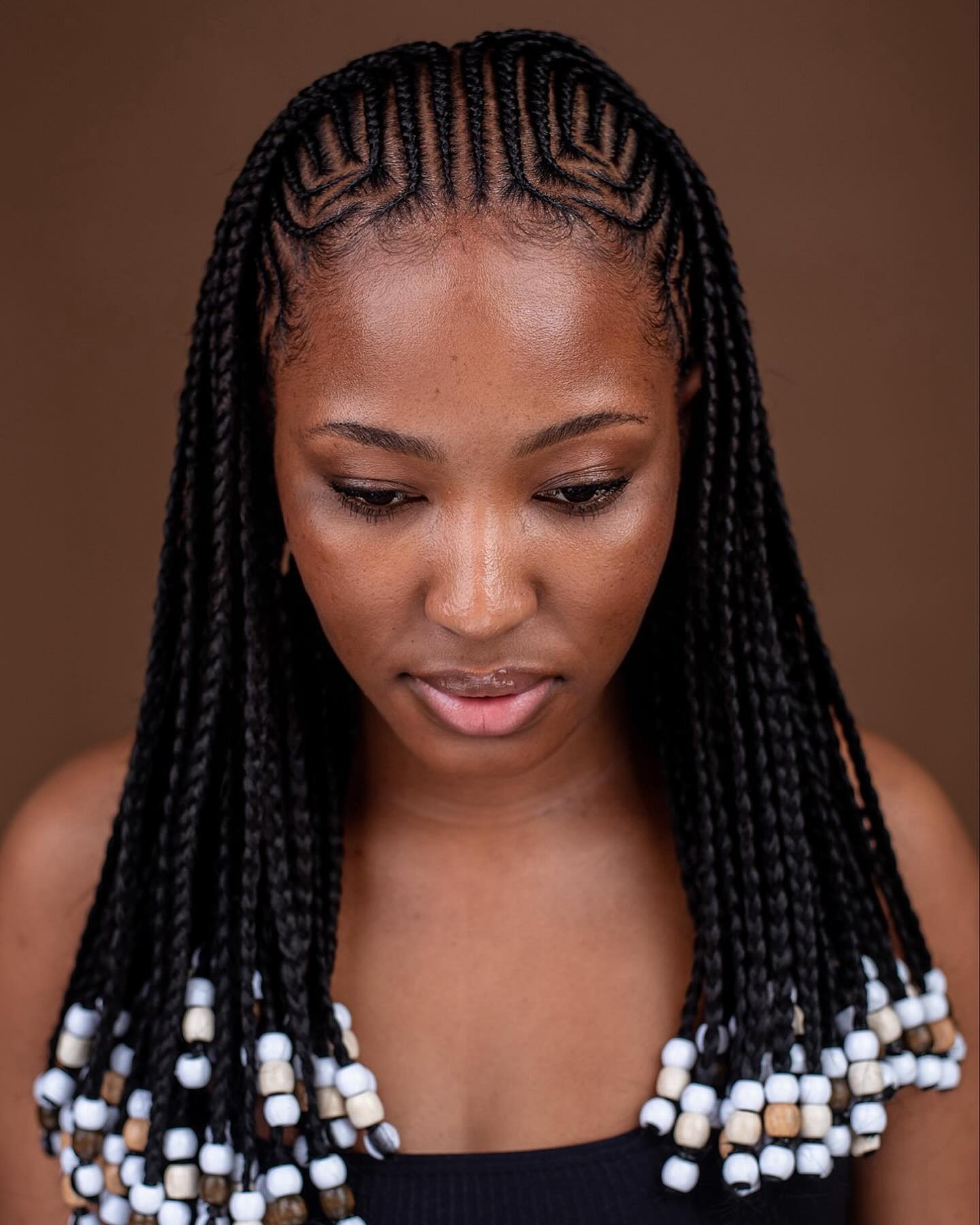 Bold and Beautiful: Cornrows with Beaded Ends