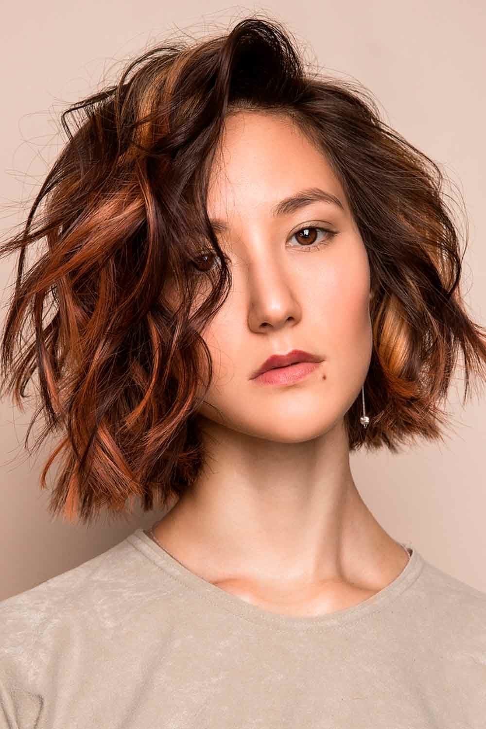 The Wavy Tousled Bob