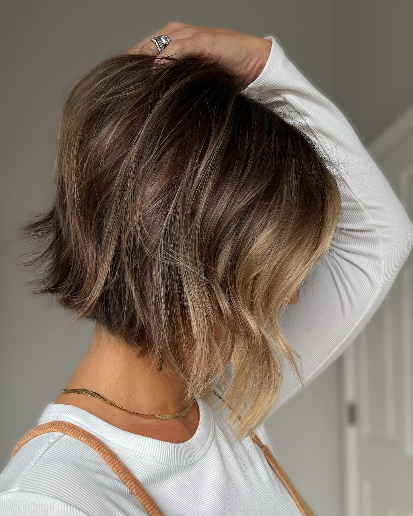 The Sun-Kissed Casual Bob