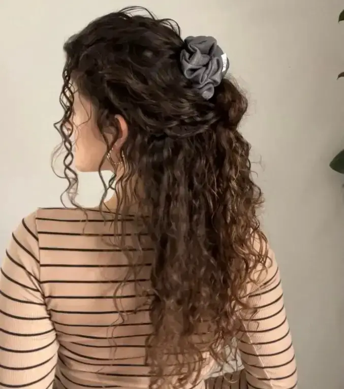 Elegant Scrunchie Updo