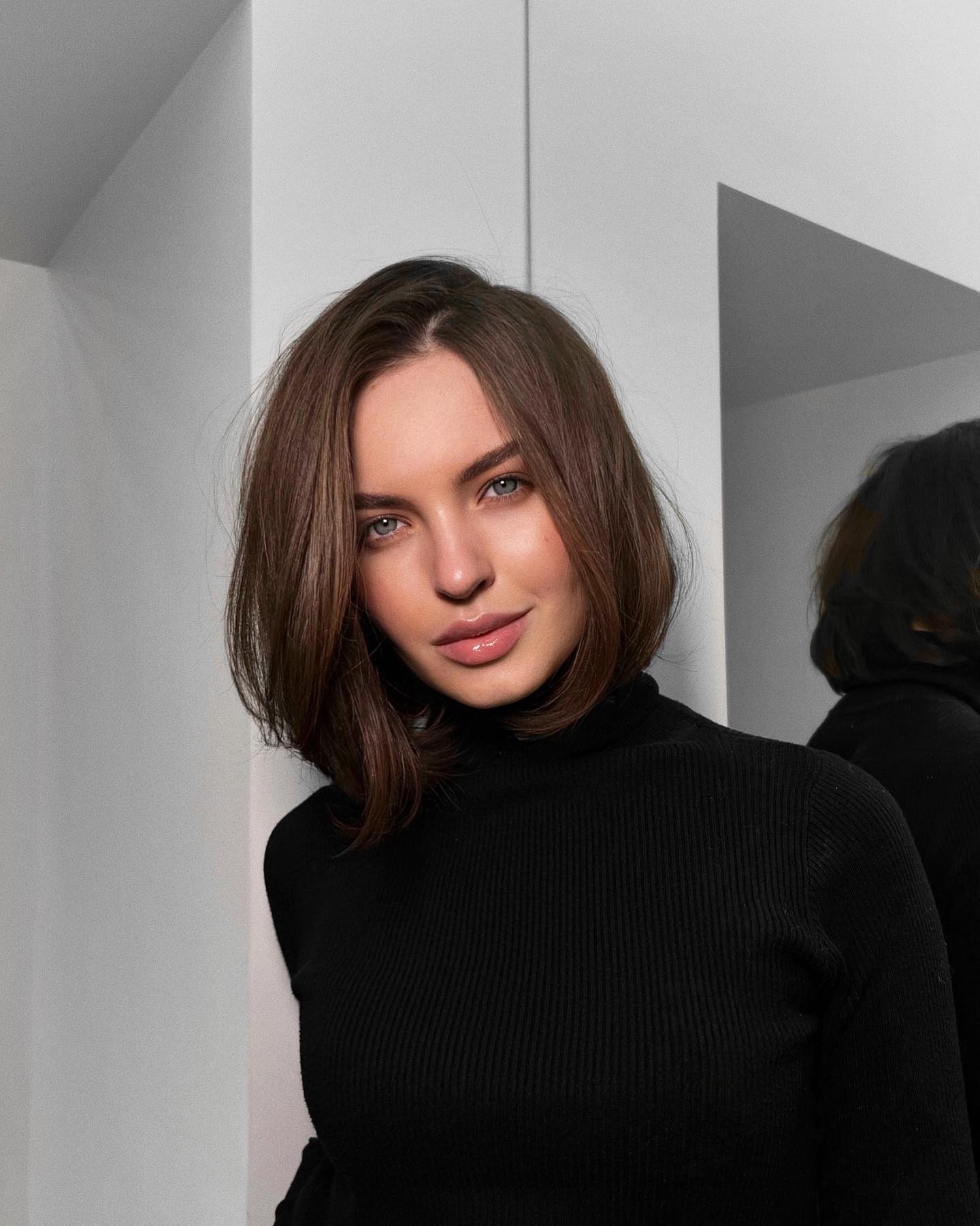 Sleek Bob with Subtle Layers