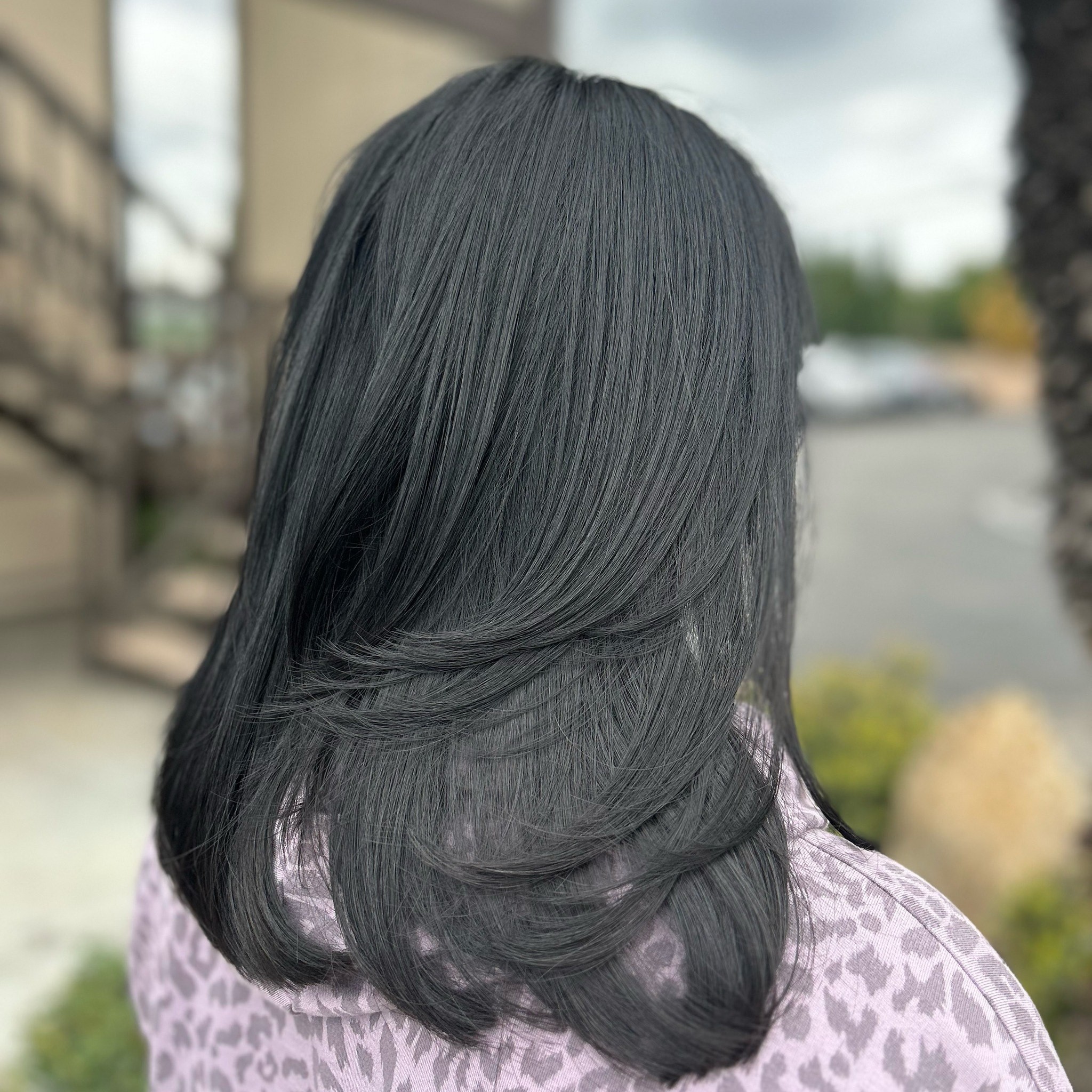 Glossy Raven Waves